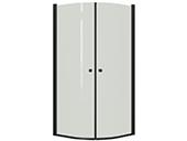 Bruseniche - Afrundet - Sort